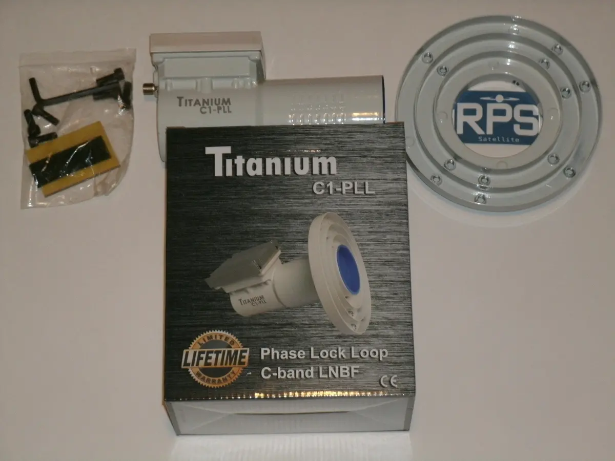 Titanium Satellite C1-Pll C-Band Lnbf Single 1