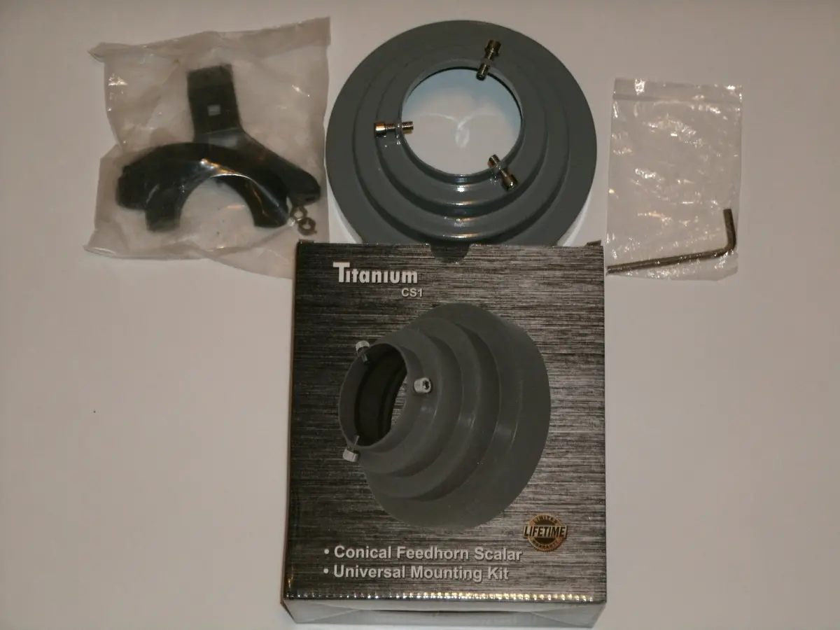 Titanium Satellite Cs1 Conical Scalar Kit 1