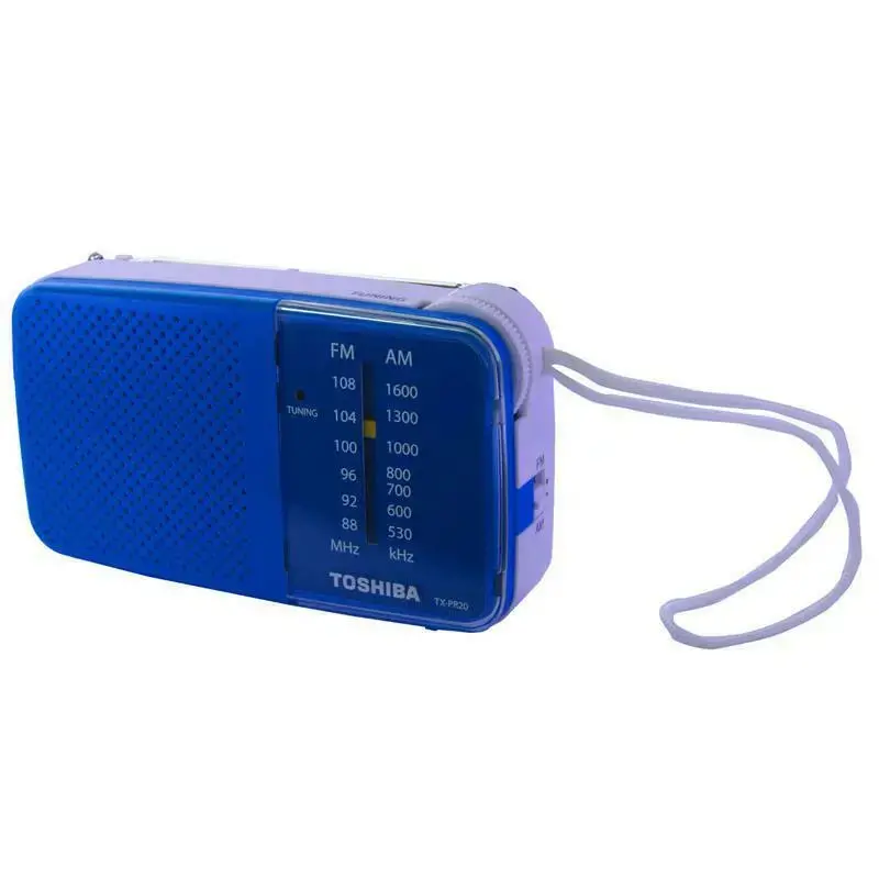 Toshiba Tx-Pr20 Am Fm Pocket Portable Battery Operated Radio Tuning 1