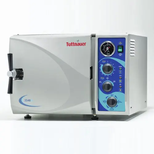 Tuttnauer M-Series 2340M - 19L Manual Tabletop Autoclave 1