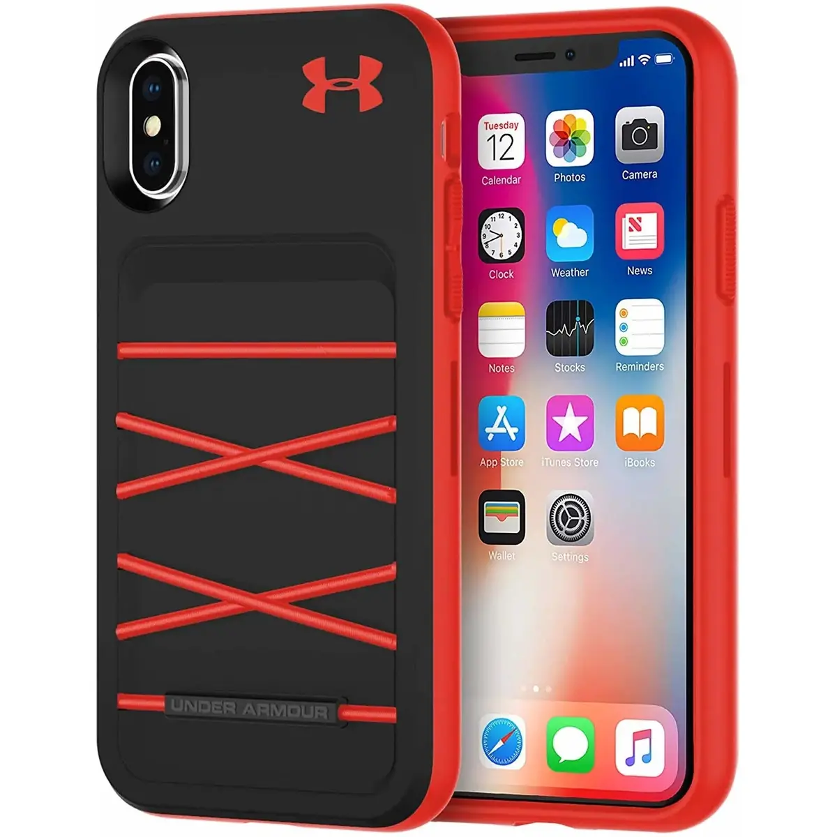 Under Armour Uaiph-014-Blkr-A Ua Protect Arsenal Case For Iphone Xs & Iphone X - Black/Red 1