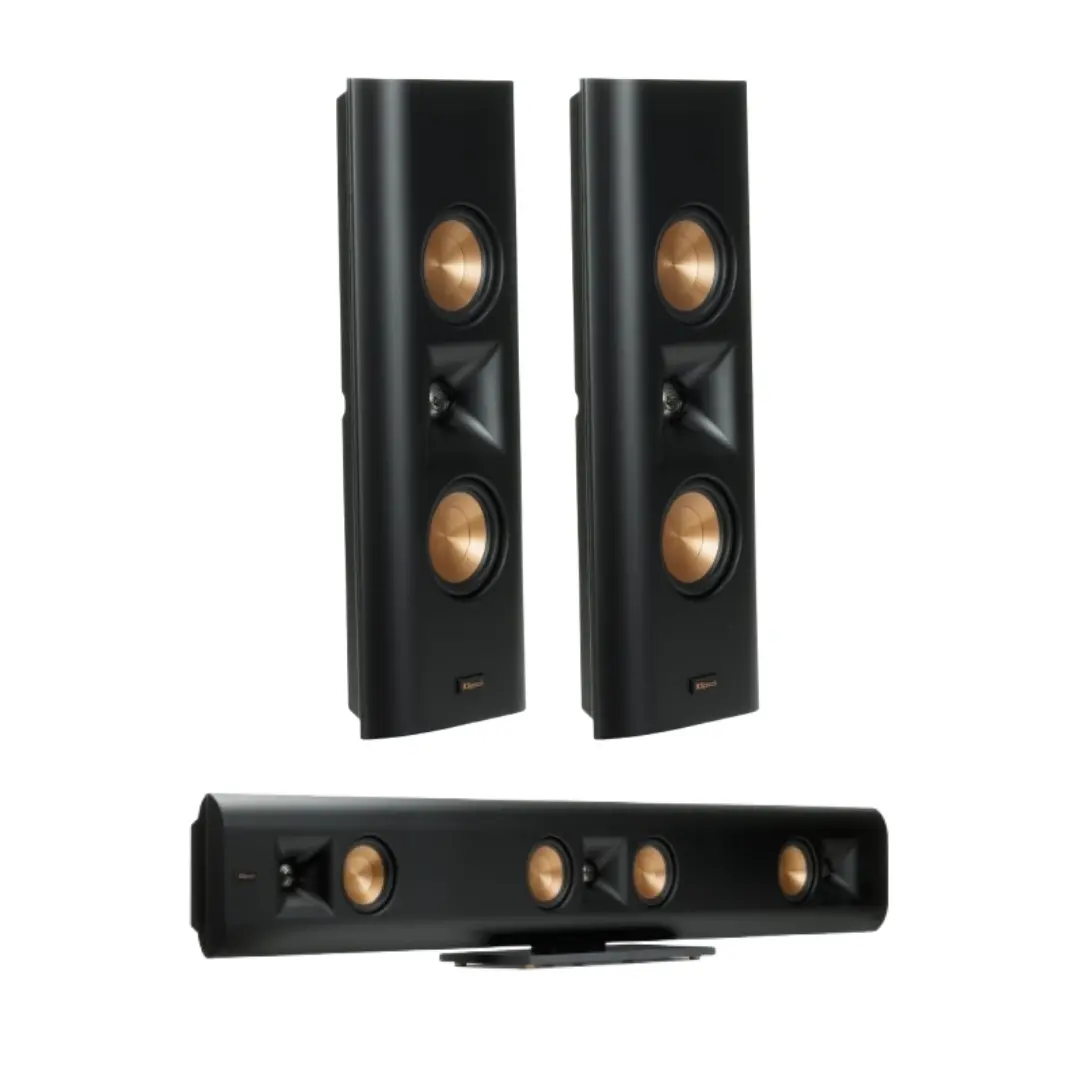 Klipsch Rp-240D 300W On-Wall Speakers And Rp-440D 3-Channel Sb Passive On-Wall Lcr Soundbar 1