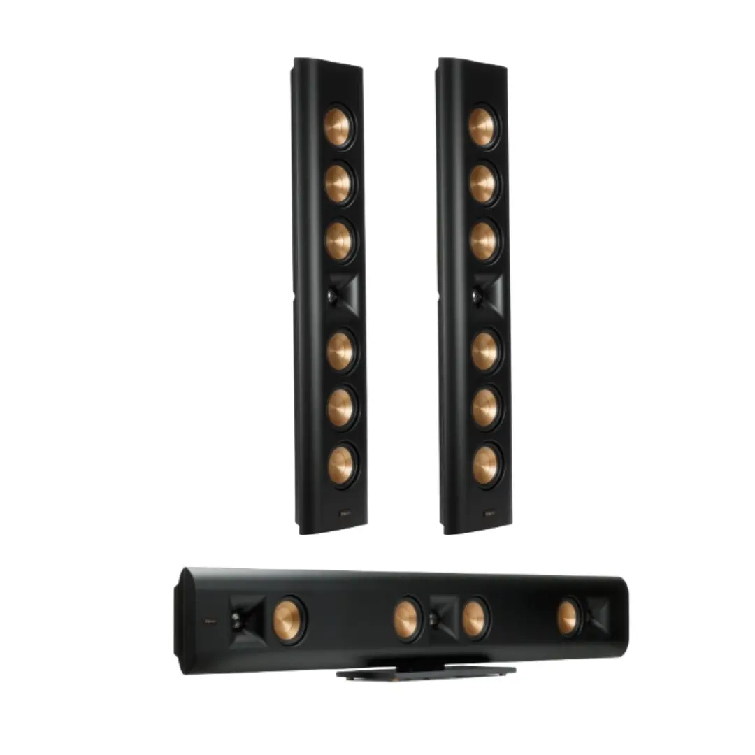 Klipsch Rp-640D 300W On-Wall Speakers And Rp-440D 3-Channel Sb Passive On-Wall Lcr Soundbar 1