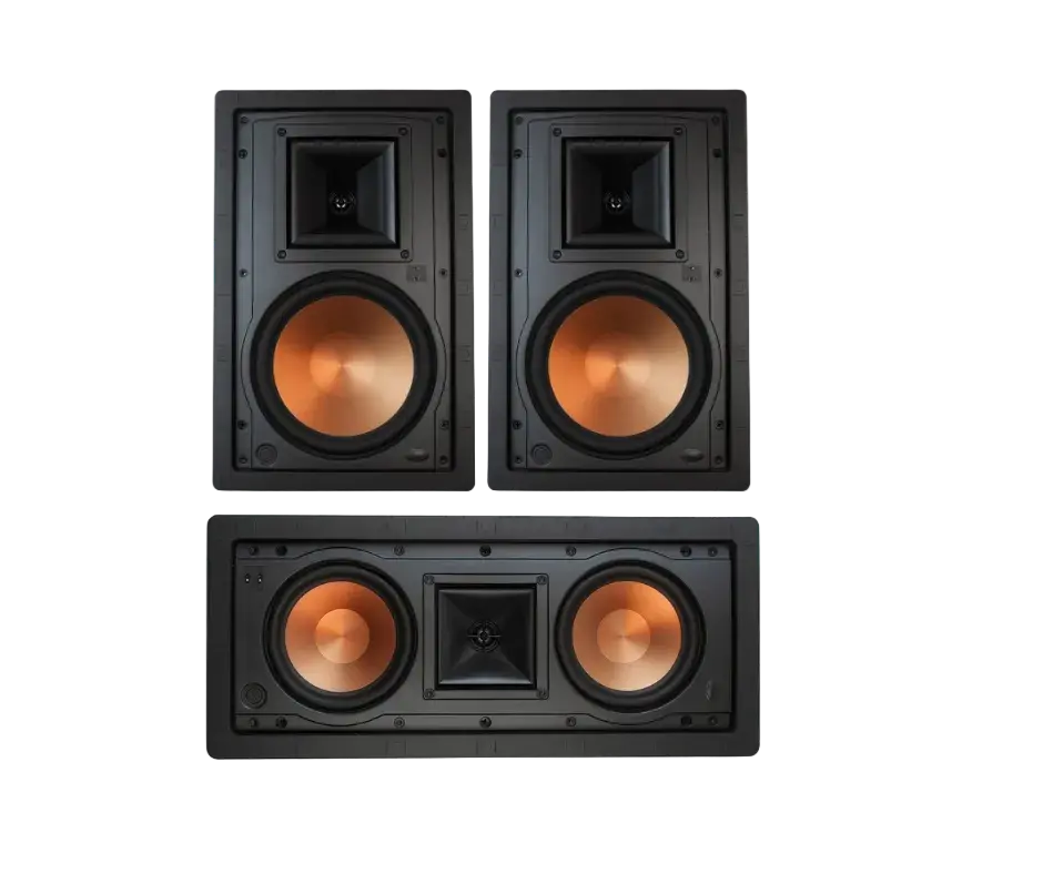 Klipsch R-5502-W Ii And Klipsch R-5800-W Ii (Pair) In-Wall Speaker (White) 1