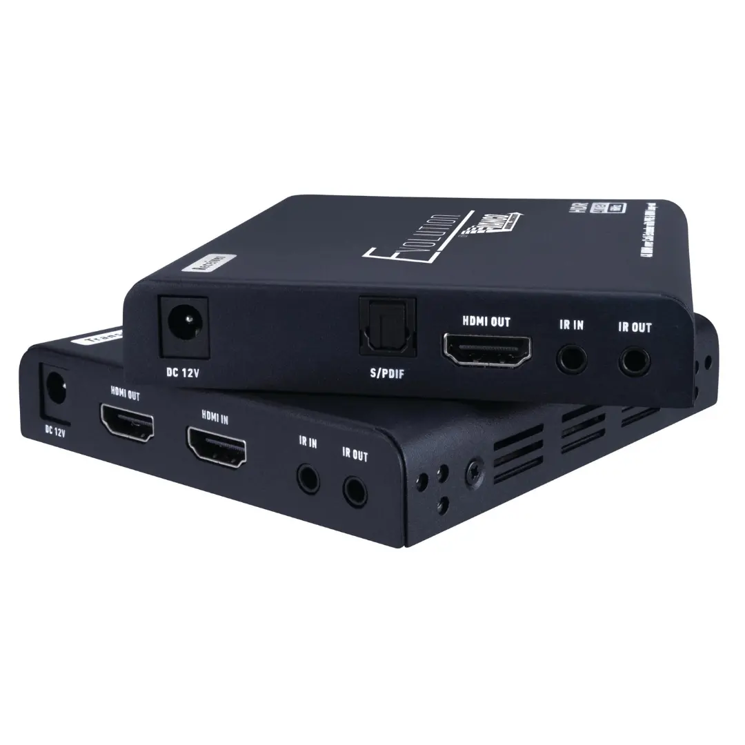 Evolution Evex4k70 4K Hdmi Extender With Digital Audio Breakout, Hdmi Loop-Out, Ir And Poe (Up To 230') 1
