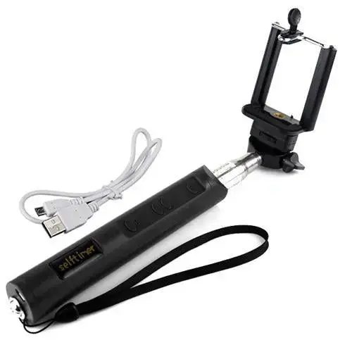 Wireless Bluetooth Selfie Timer Camera Monopod Remote Shutter Pole 1