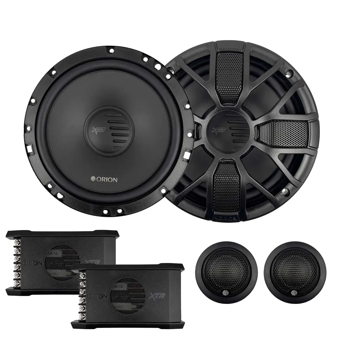 Orion Xtr65.Sc 6.5" 4 Ohm 450W Max Full Range Car Audio Speaker Component System (Pair) 1