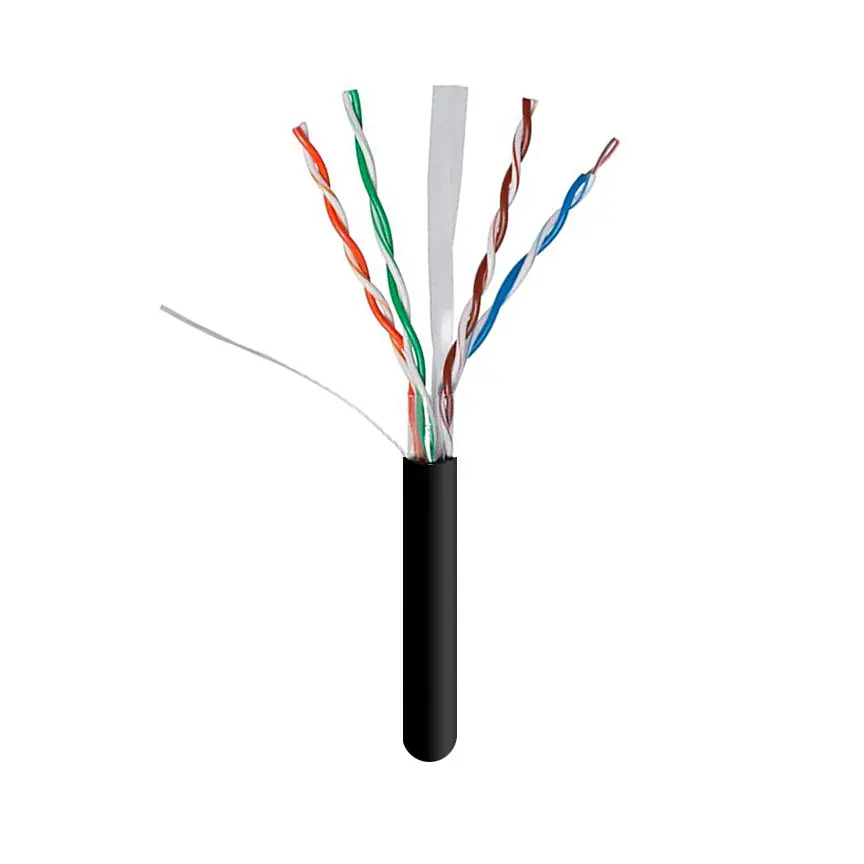 Cat6 1000Ft Utp Ethernet Cable Direct Burial 23Awg Bare Copper 2