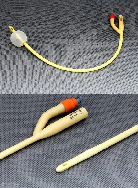 Foley Catheter, Silicone Coated Latex, 2Way 5Cc 20Fr 10/Bx 1