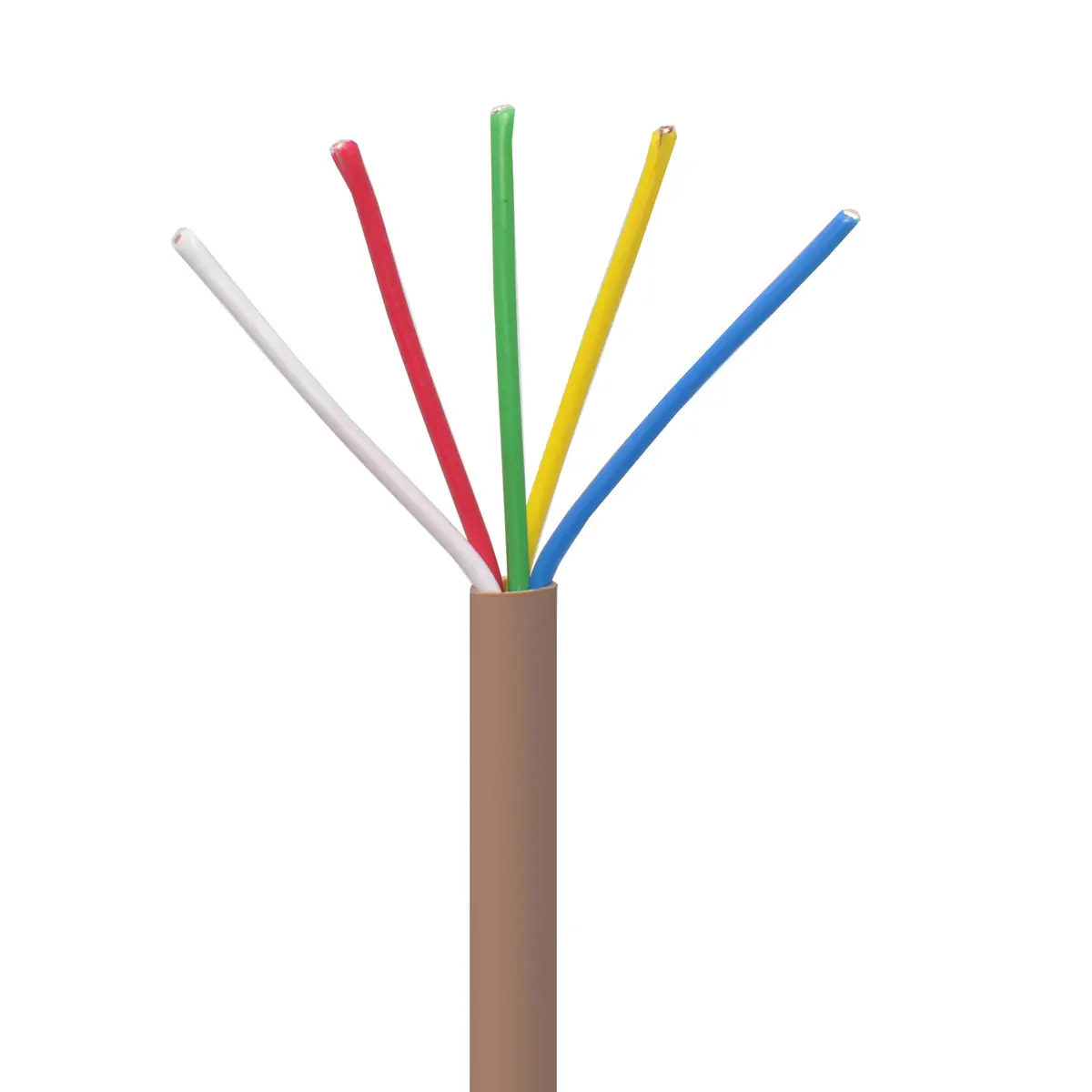 Logico Trw1805-500 18/5 Thermostat Wire 18 Gauge Solid Copper Cmr Heating Hvac Ac Cable 500Ft Sunlight Resistant 1