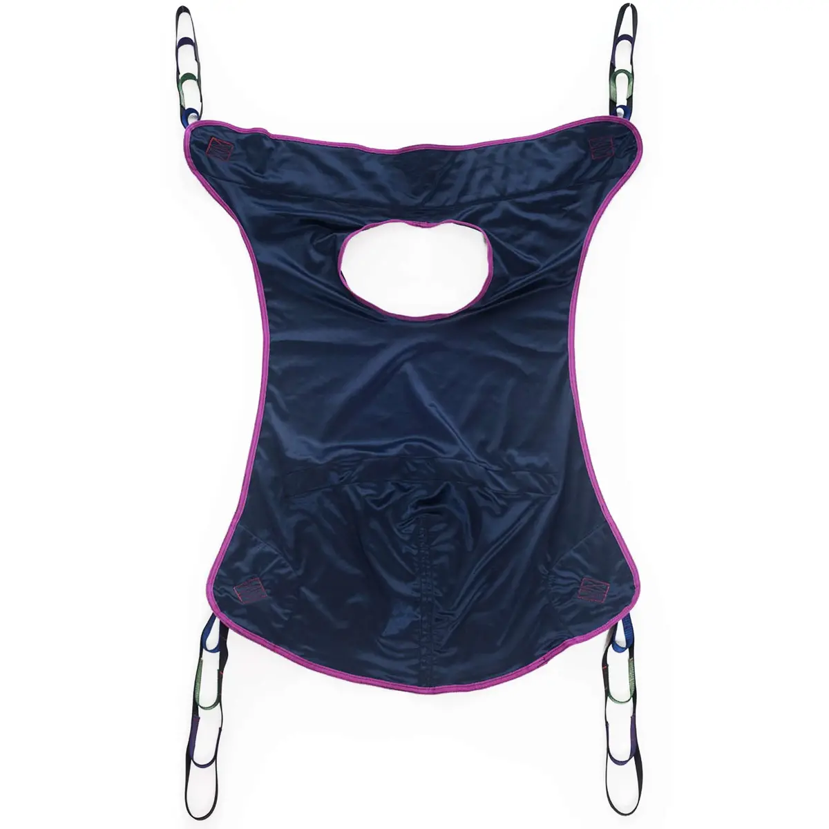 Universal Full Body Patient Lift Sling With Commode, X Large, 57.4" L X 47.2" W 1