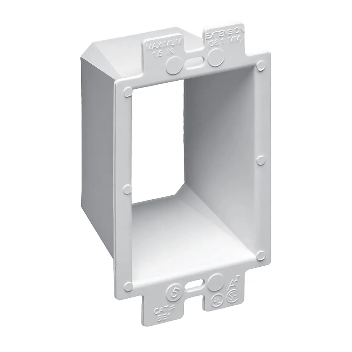 Arlington Be1-25 Electrical Outlet Box Extender Wall Plate 1-Gang White, 25-Pack 1
