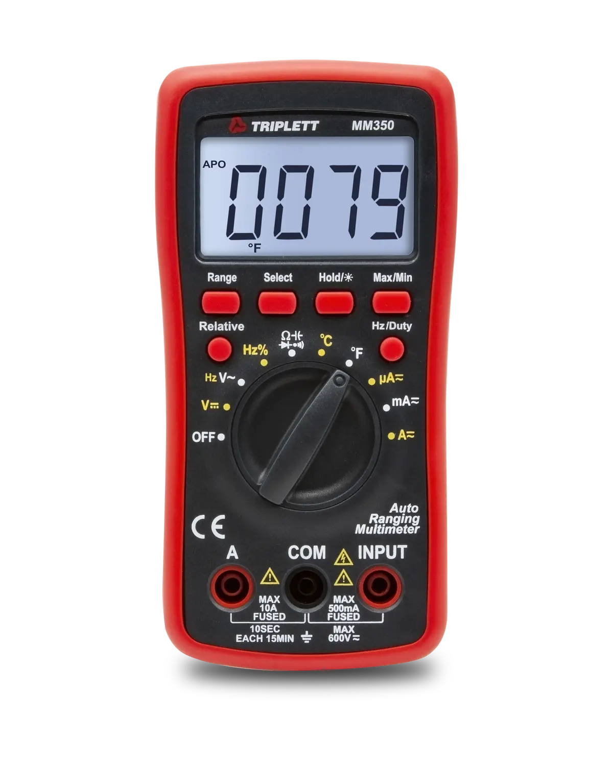 3 ½ Digit 4,000 Count True Rms Auto Ranging Digital Multimeter - (Mm350) 1