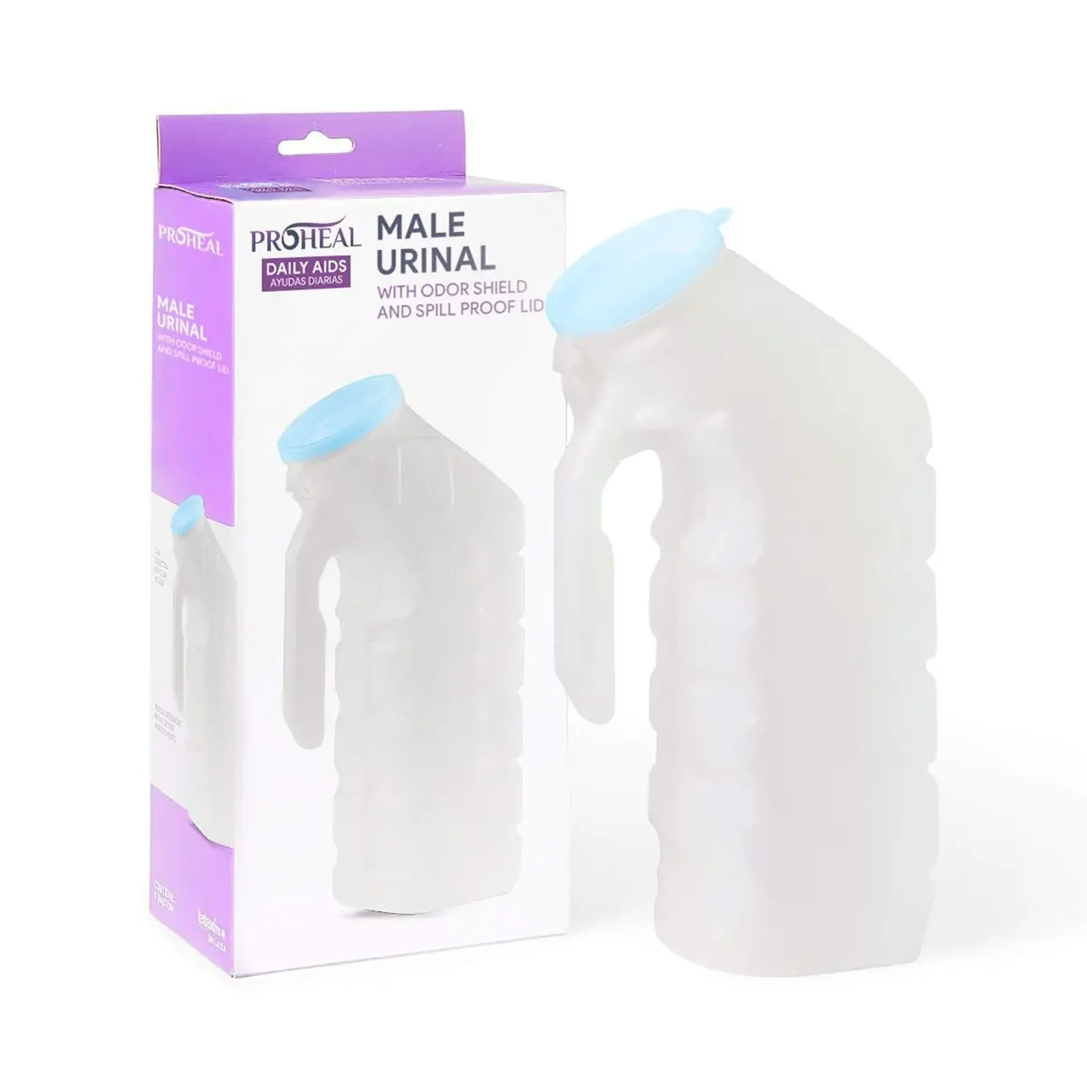 Portable Urinals For Men - Glow In The Dark Lid 1