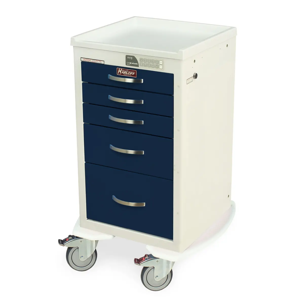 M-Series Short Anesthesia Procedure Cart, Mini Width 1