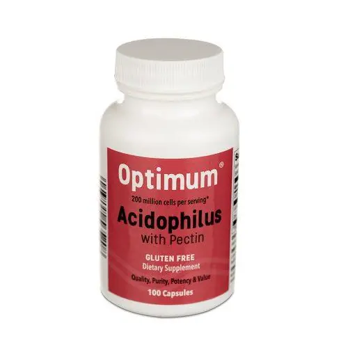 Acidophilus Lactobacillus W/Pectin Probiotic Capsules 1