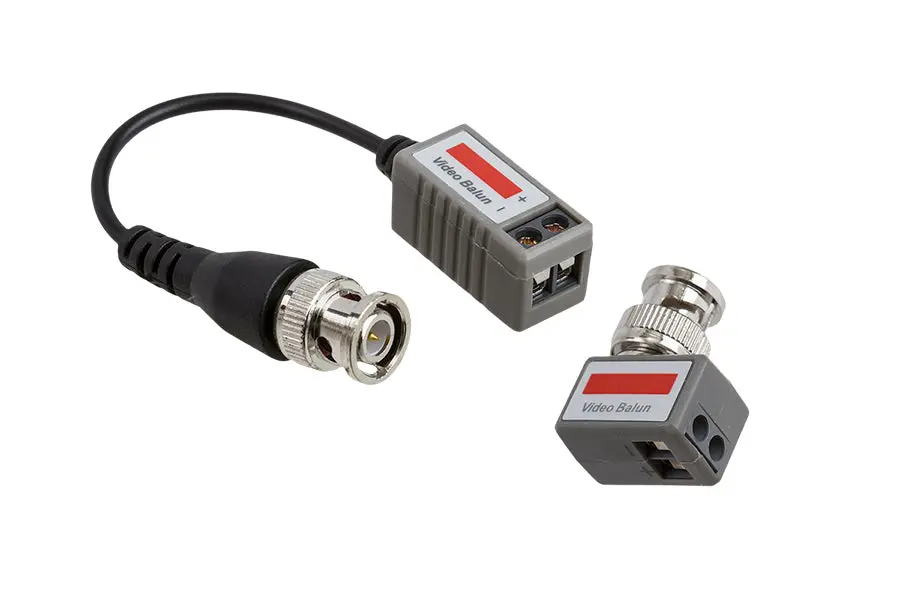 Cctv Balun, Bnc Male, 1 Pair - (Bln-Mtpt2) 1