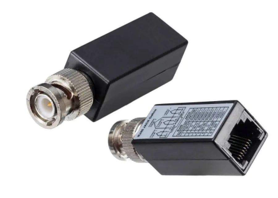 Cctv Balun Bnc Male To Rj45 Female - Pair - (Bln-Rj452-2Pk) 1