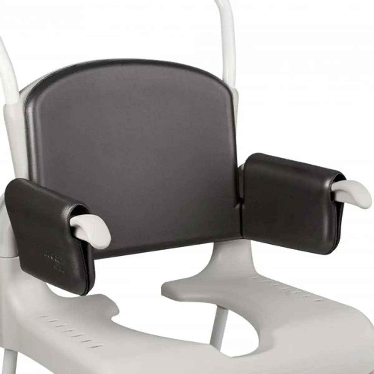 Comfort Back Cover With Arm Pads Clean Shower Commode Chair 1