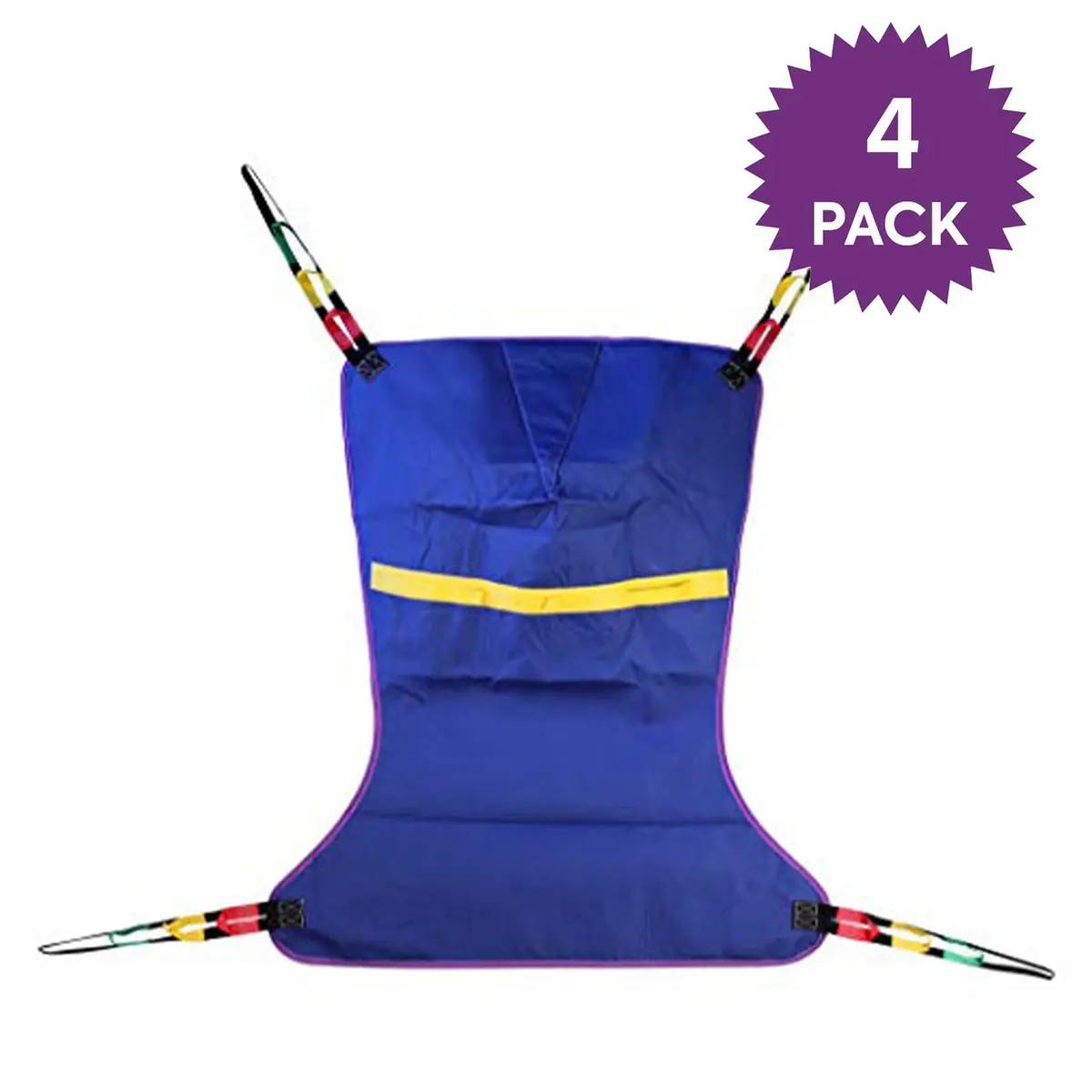 Case Of 4 - Universal Full Body Lift Sling Solid Fabric Polyester - Large 1