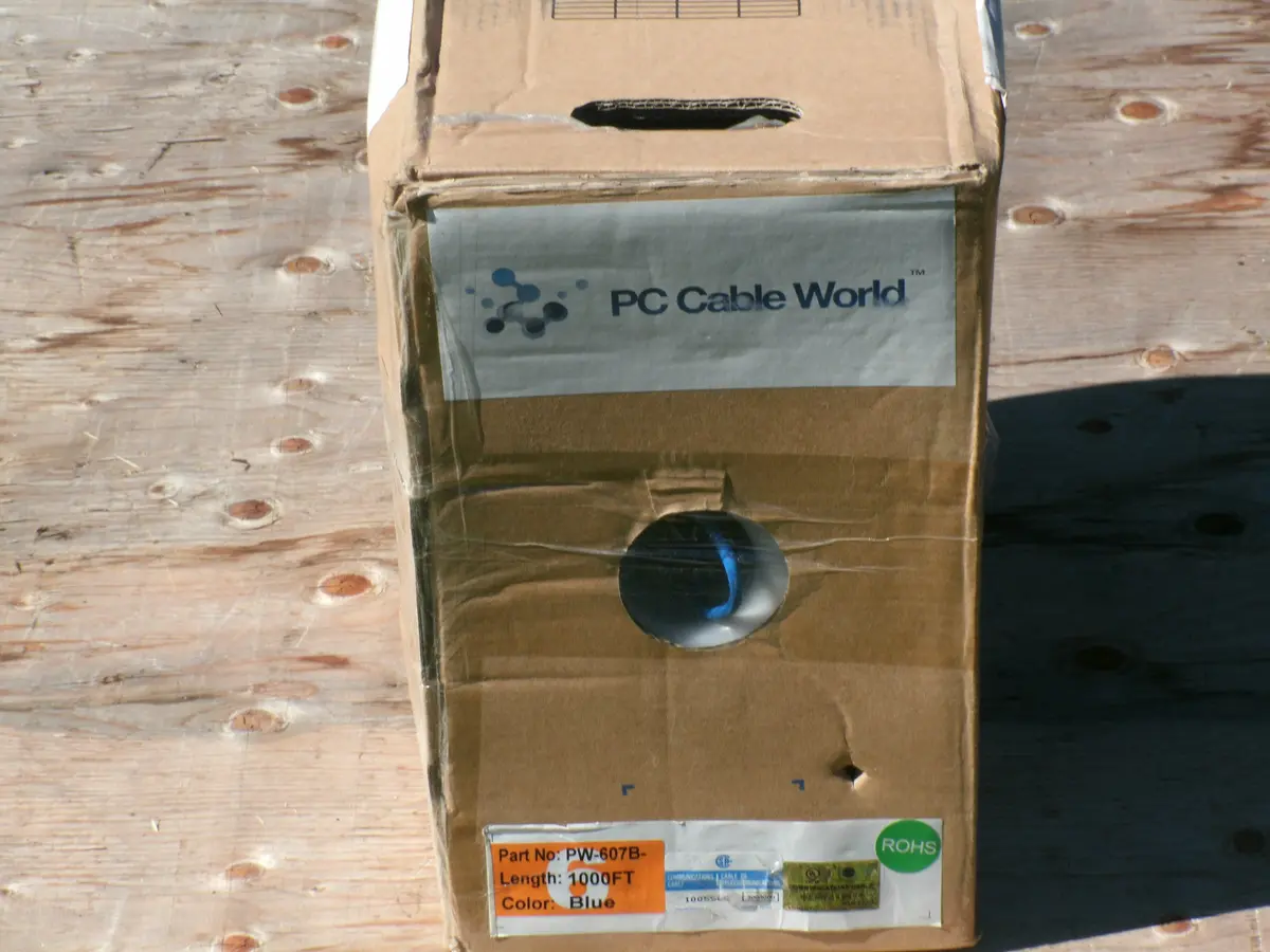 Pc Cable World Solid Cat6 Utp 1000/Ft 1