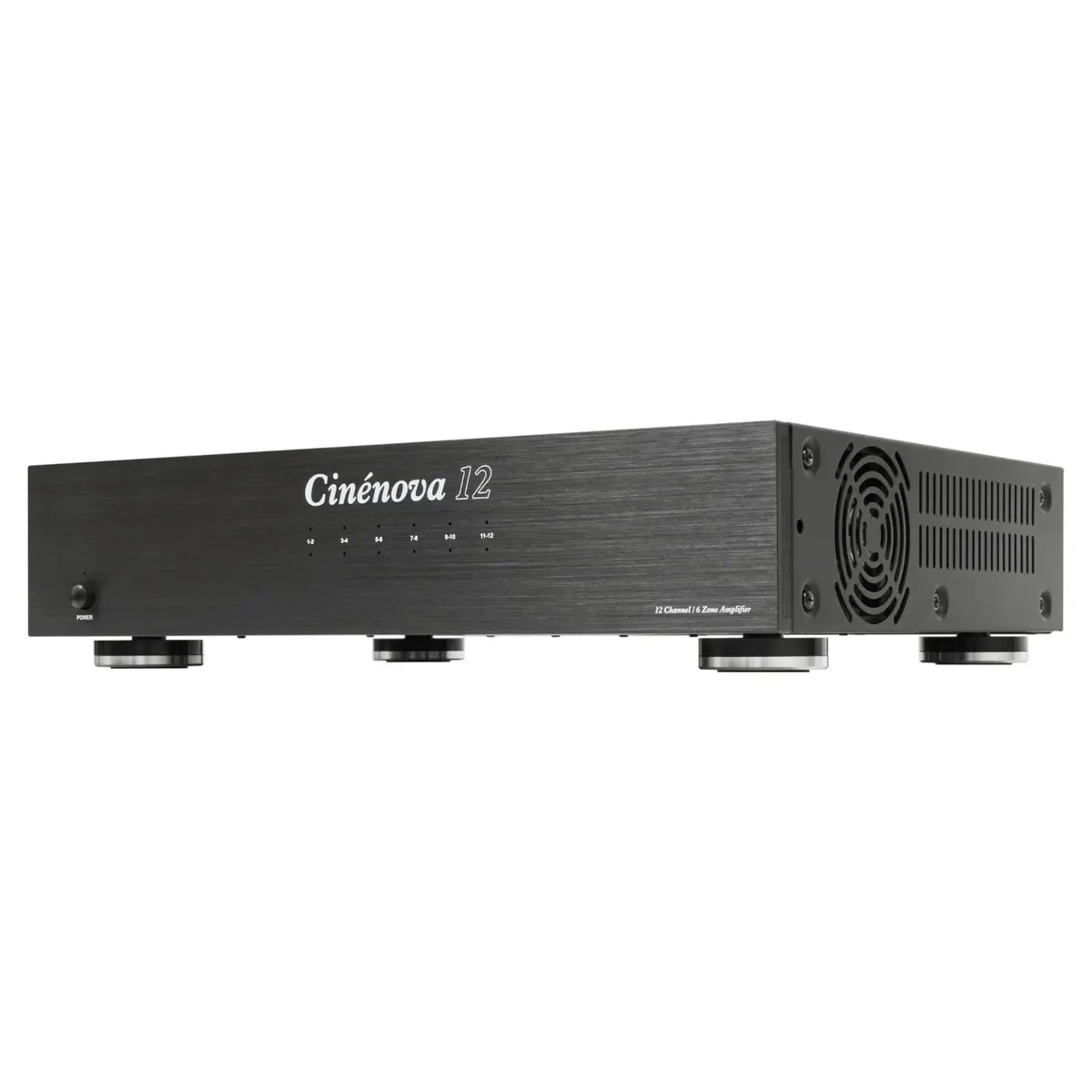 Earthquake Cinenova 12 6 Zones Multi-Room Audio 12-Channel Amplifier With Subwoofer Output 1