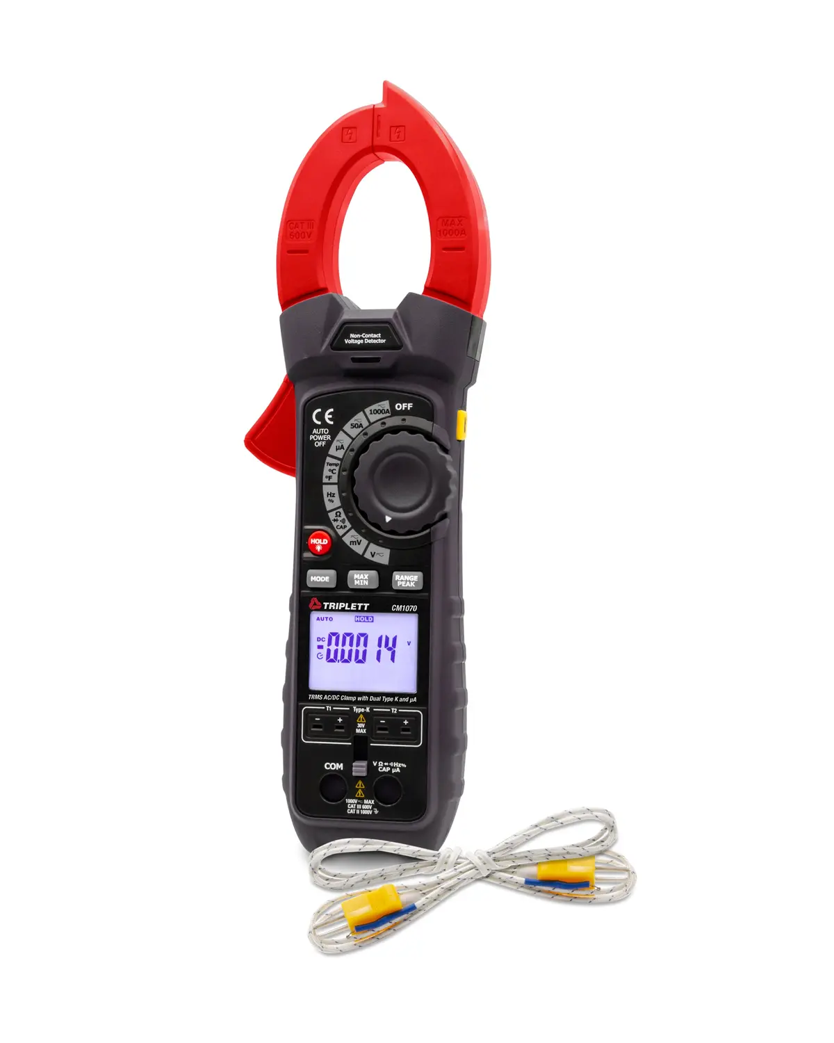 Trms Ac/Dc Clamp With Dual Type K And Μa (Cm1070) 2