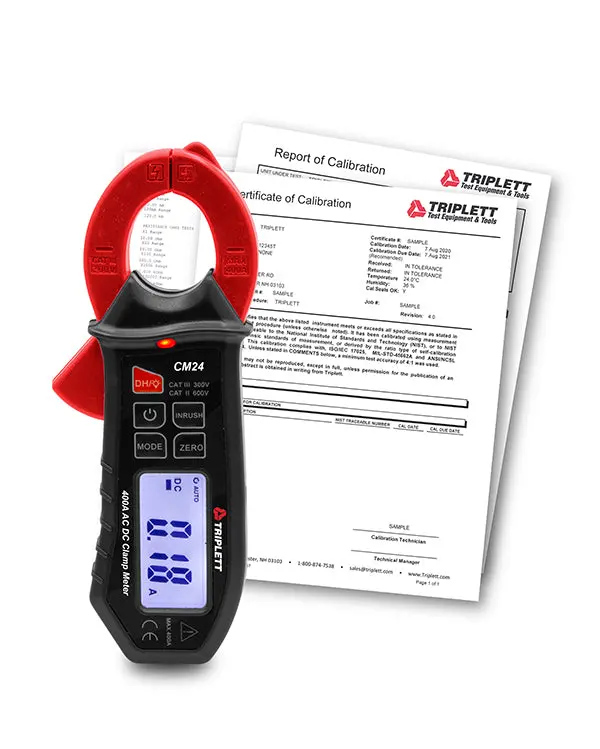 400A True Rms Ac/Dc Miniature Clamp Multimeter With Inrush - (Cm24) 2