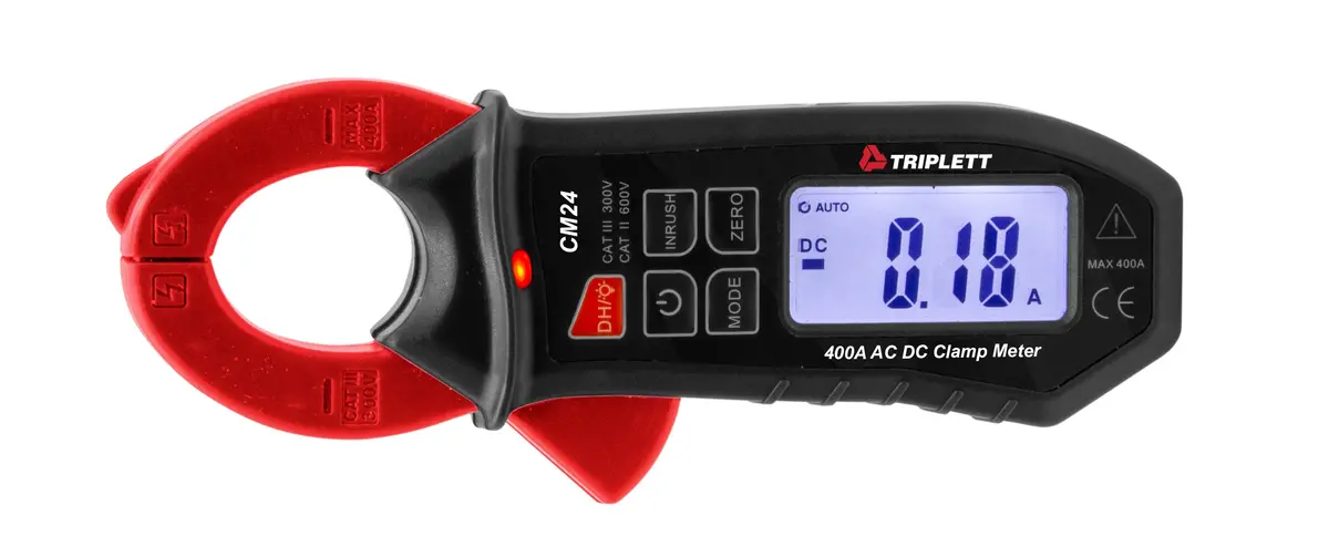 400A True Rms Ac/Dc Miniature Clamp Multimeter With Inrush - (Cm24) 2
