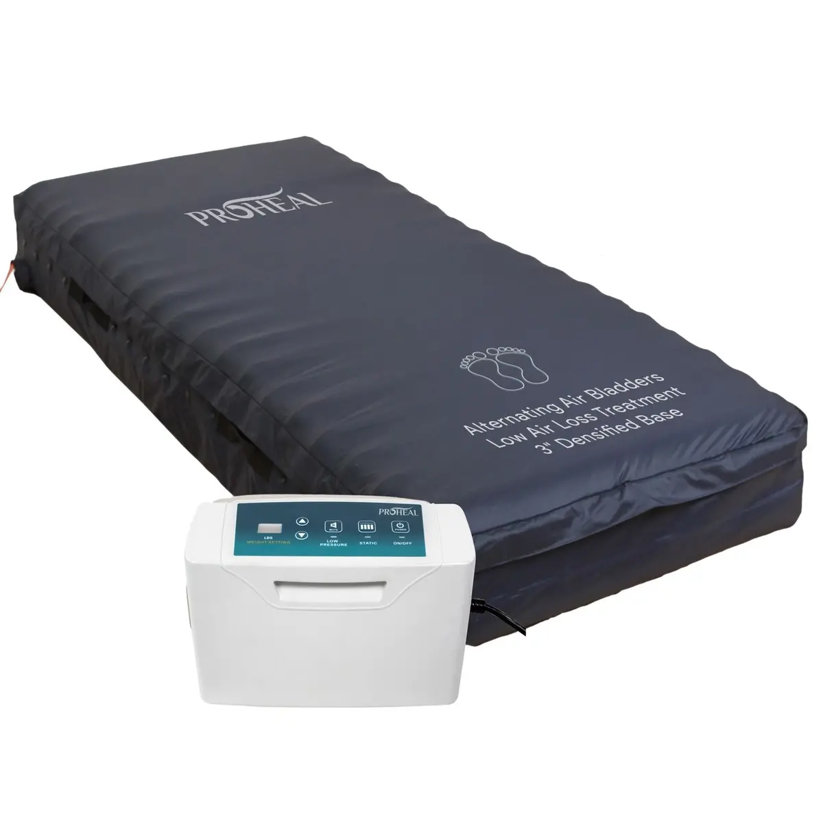 Low Air Loss / Alternating Pressure Mattress System W/ Digital Pump And 3 Densified Base 36X80x8 1