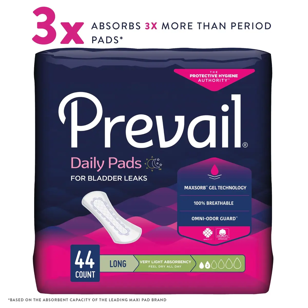 Prevail Bladder Control Pad – Light 2