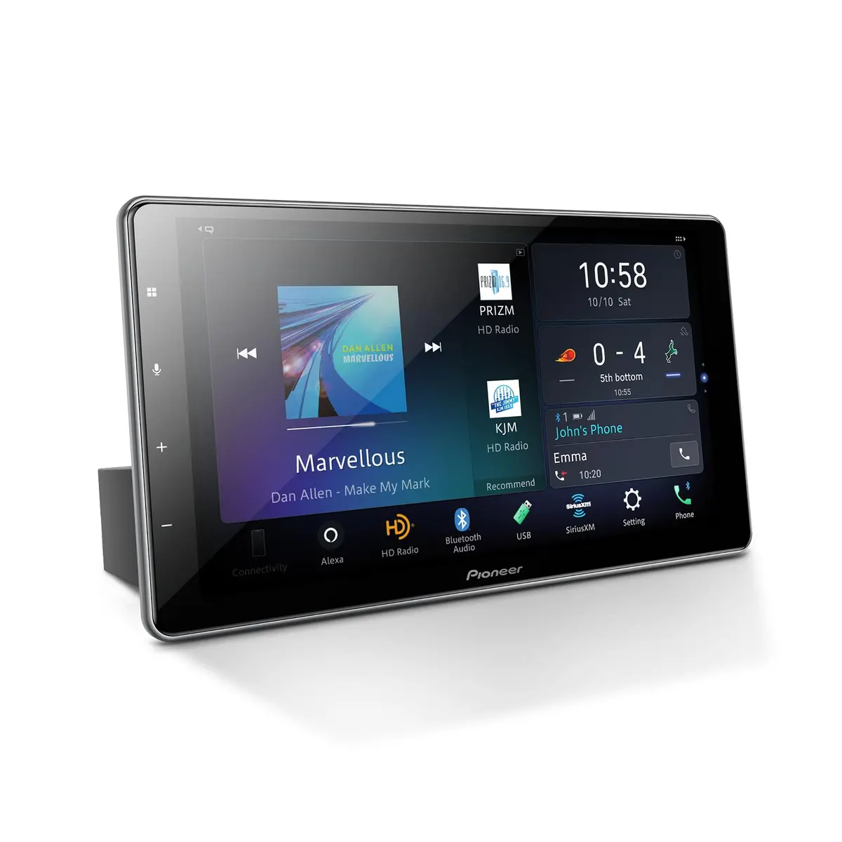 Pioneer Dmh-Wt7600nex 9" Touchscreen Digital Multi Media Receiver With Apple Carplay Android Auto 1