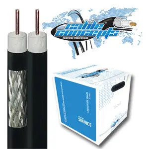 500' Cable Concepts™ Rg-6 Dual Coax Cable 3Ghz Ft4/Csa 1
