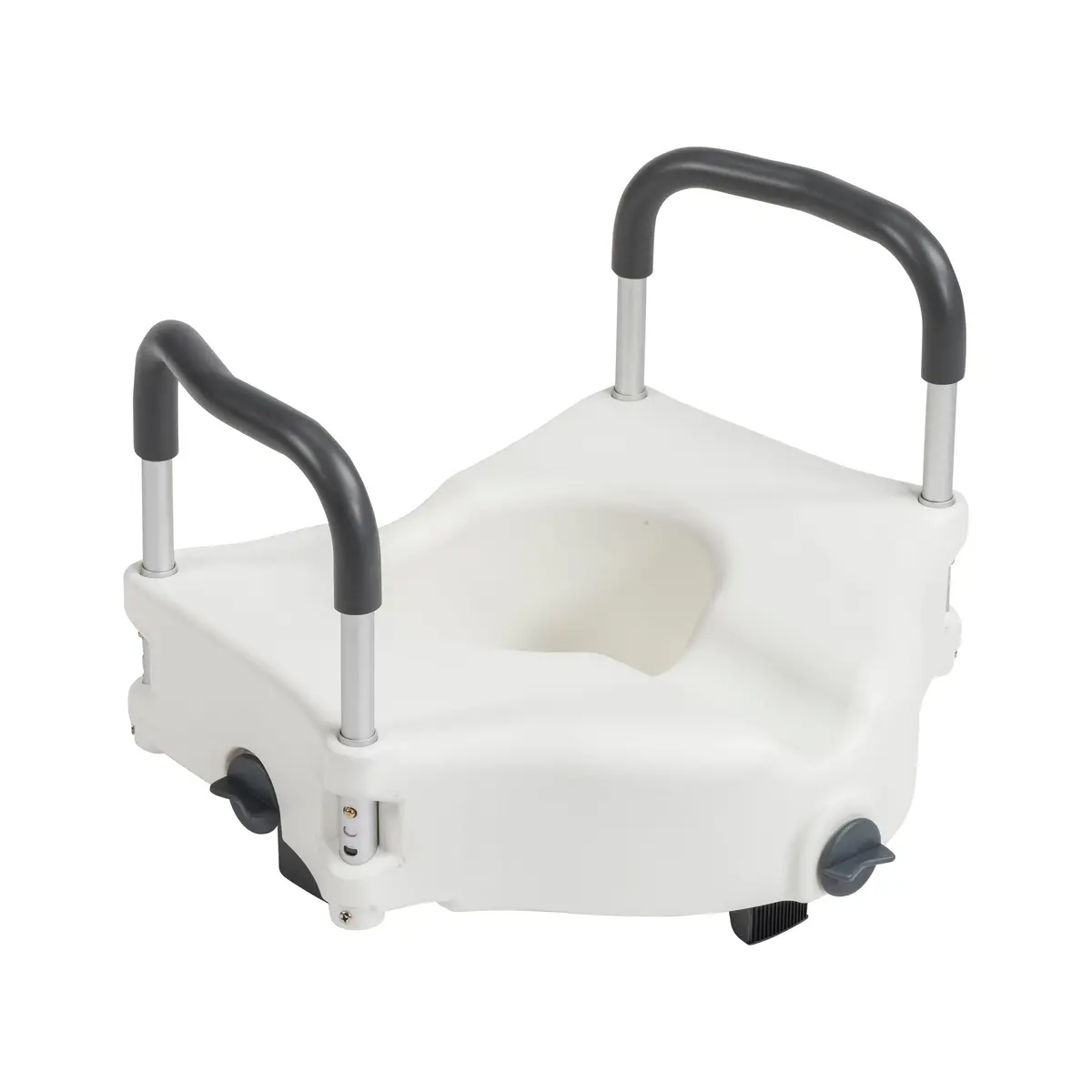 Preservetech Secure Lock Raised Toilet Seat, 5" Height 1
