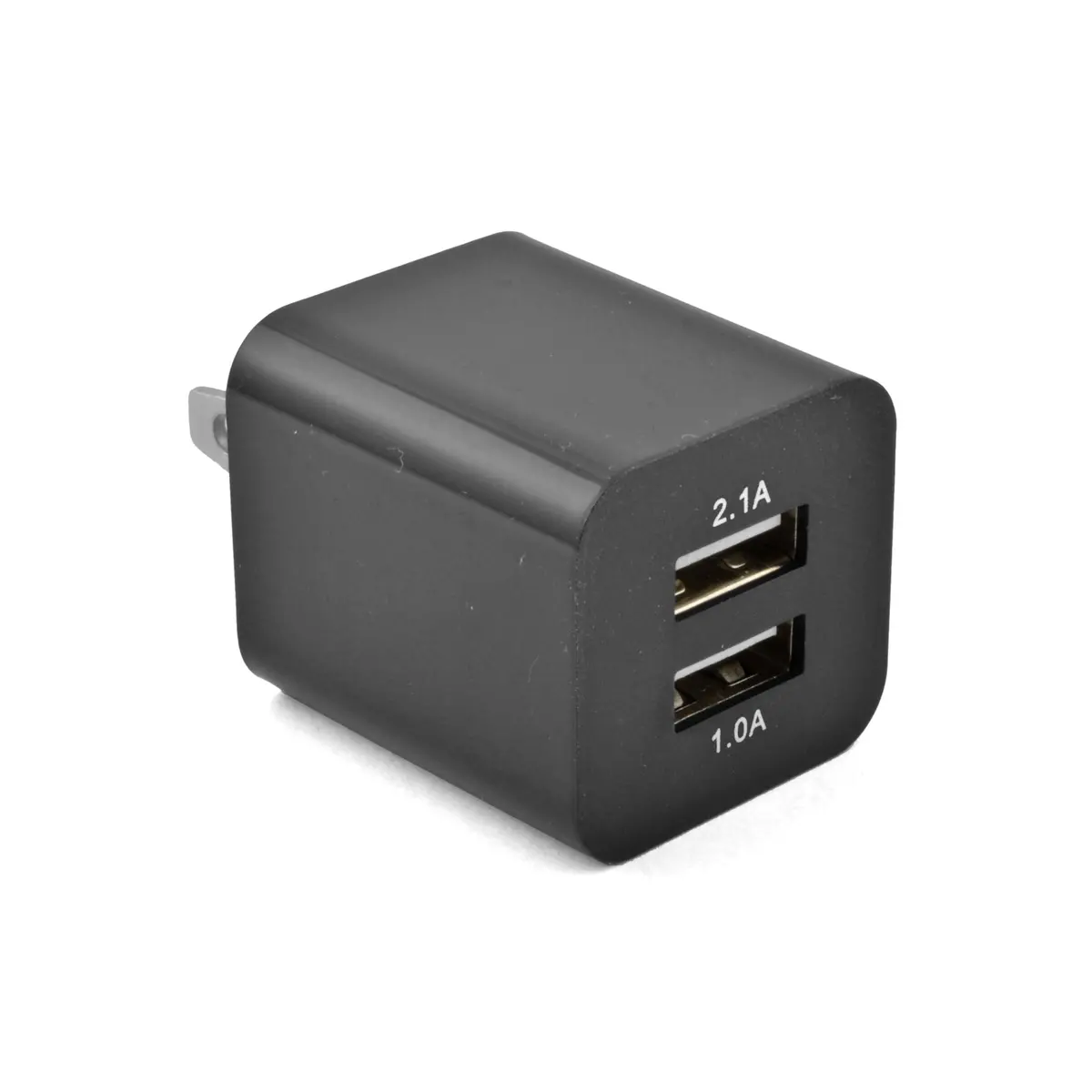 Dual Usb 2.1-Amp Wall Charger 2-Port Usb For Smartphones Tablets And More - Black 1