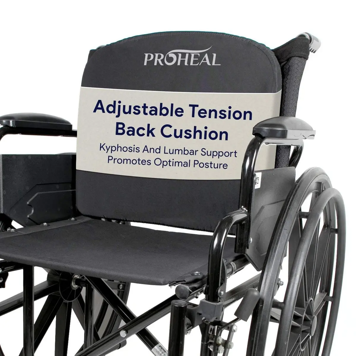 Adjustable Tension Wheelchair Back Cushion 1