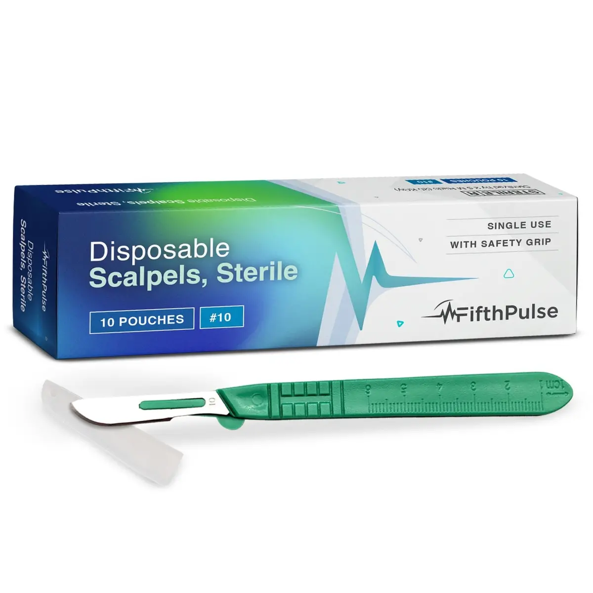 Disposable Surgical Scalpel Knife - 10 Individual Sterile Scalpel Blades 1