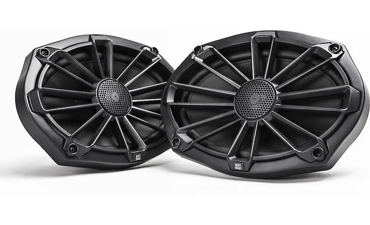 Mb Quart Np1-169 6 X 9" 2-Way Coaxial Nautic Speaker System With Interchangeable Colored Grilles 1