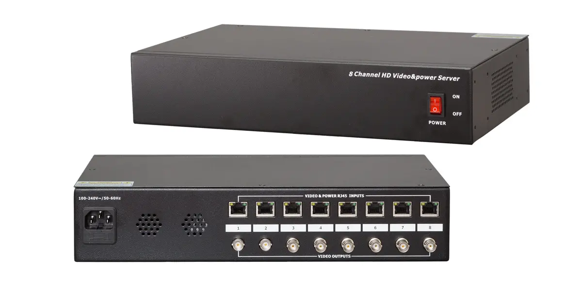 8 Channel 36V 5Mp High Performance Video- Power Hub: Transfer 8 Channels Of Hd Video (Hdcvi, Hdtvi, Ahd) - (Hdhub-8Pvp) 1