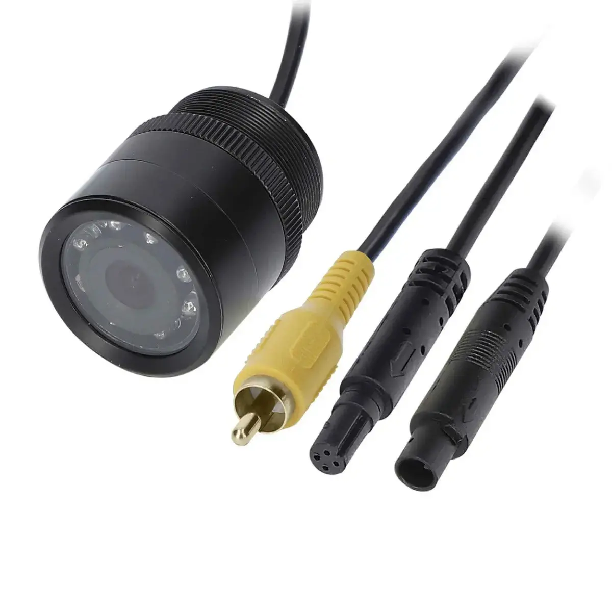 Ibeam Te-Thc 120 Degree Viewing Angle Universal Through-Hole Black Backup Camera 1