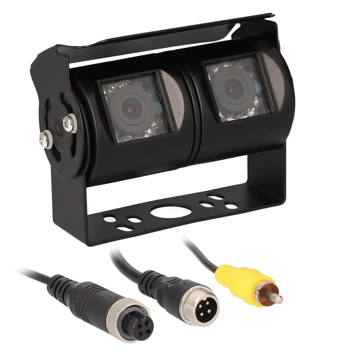 Ibeam Te-Ccdl1 Adjustable 12 Ir Led Universal Dual-View Commercial Camera 2
