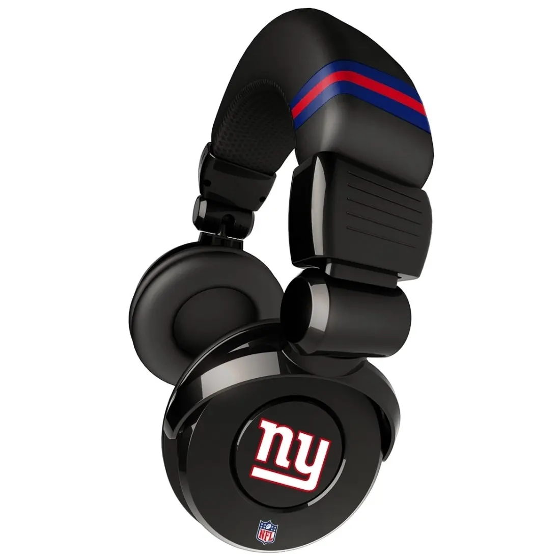 Ihip Nfh26nyg Nfl New York Giants Dj Headphone W/In-Line Mic/Volume 1
