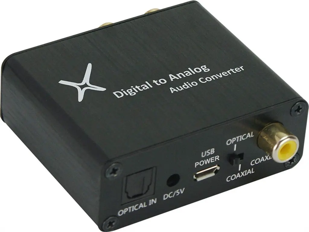 Digital Coax & Toslink To Analog Audio Converter 1