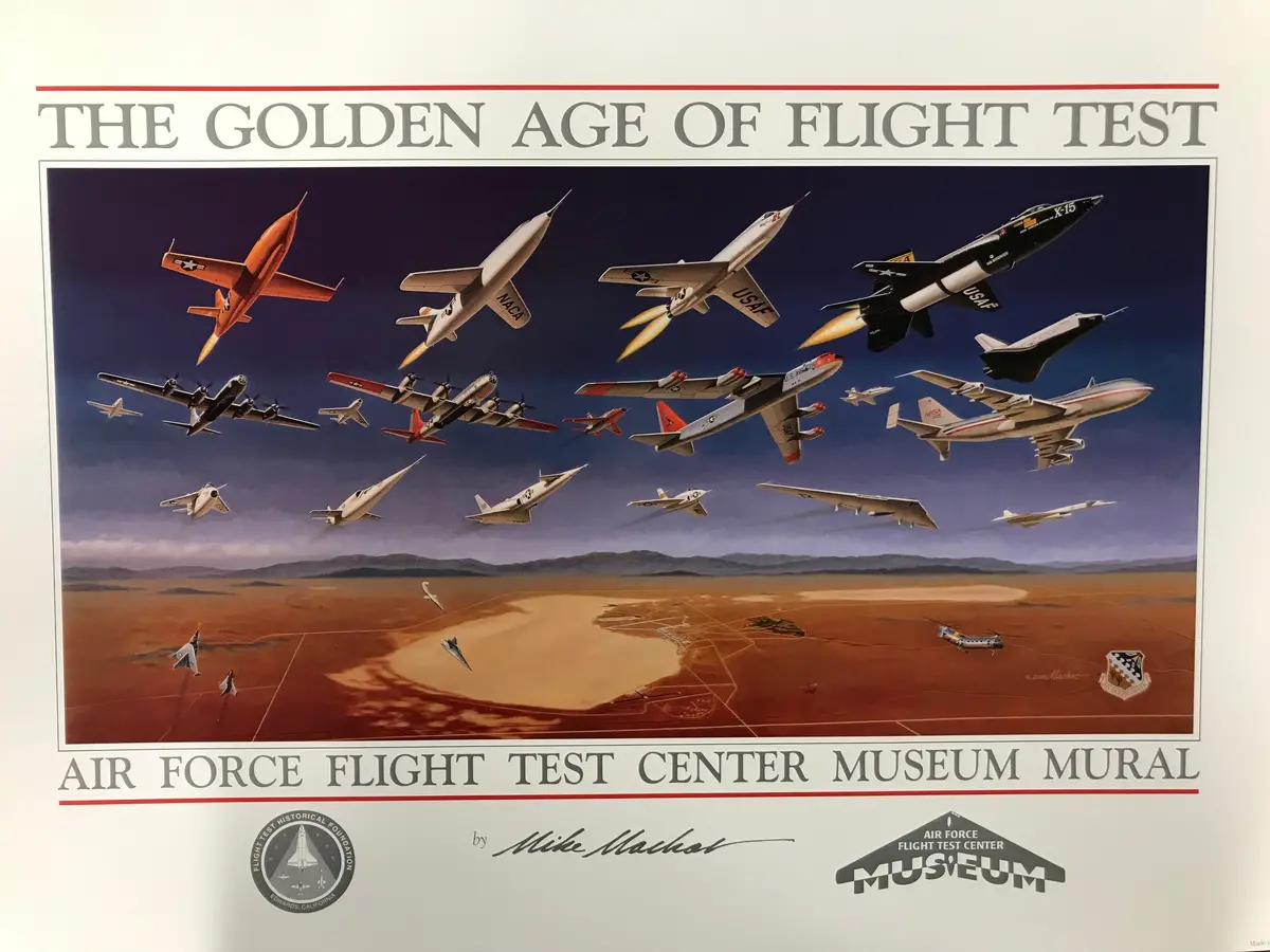 Golden Age Of Flight Lithograph 1