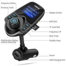 Mpow Bmbh120ab T3.0 Fm Transmitter With Large Lcd Display 1