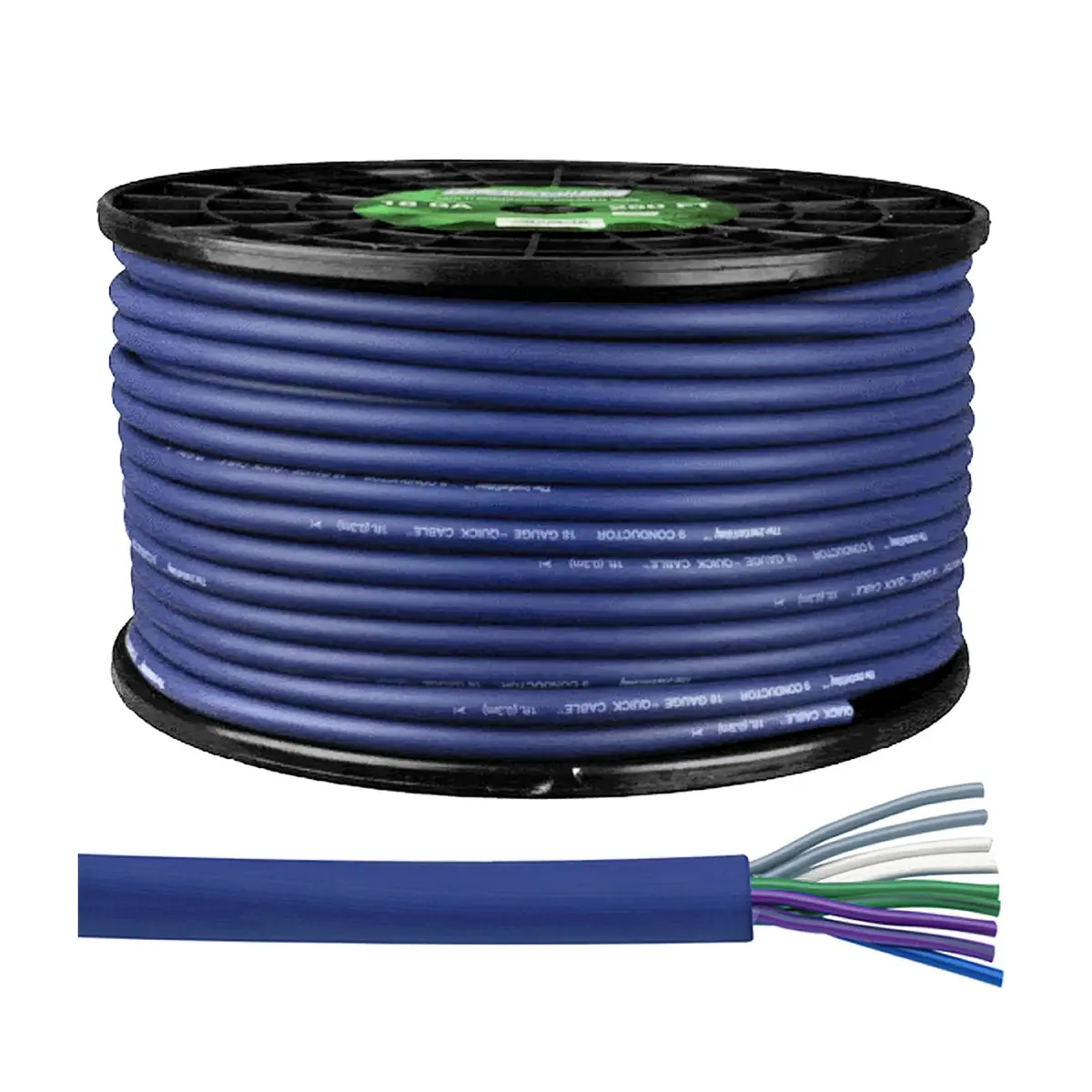 The Install Bay Mc918-250 9 Conductor Ofc 18 Gauge 250 Feet Quick Cable 1