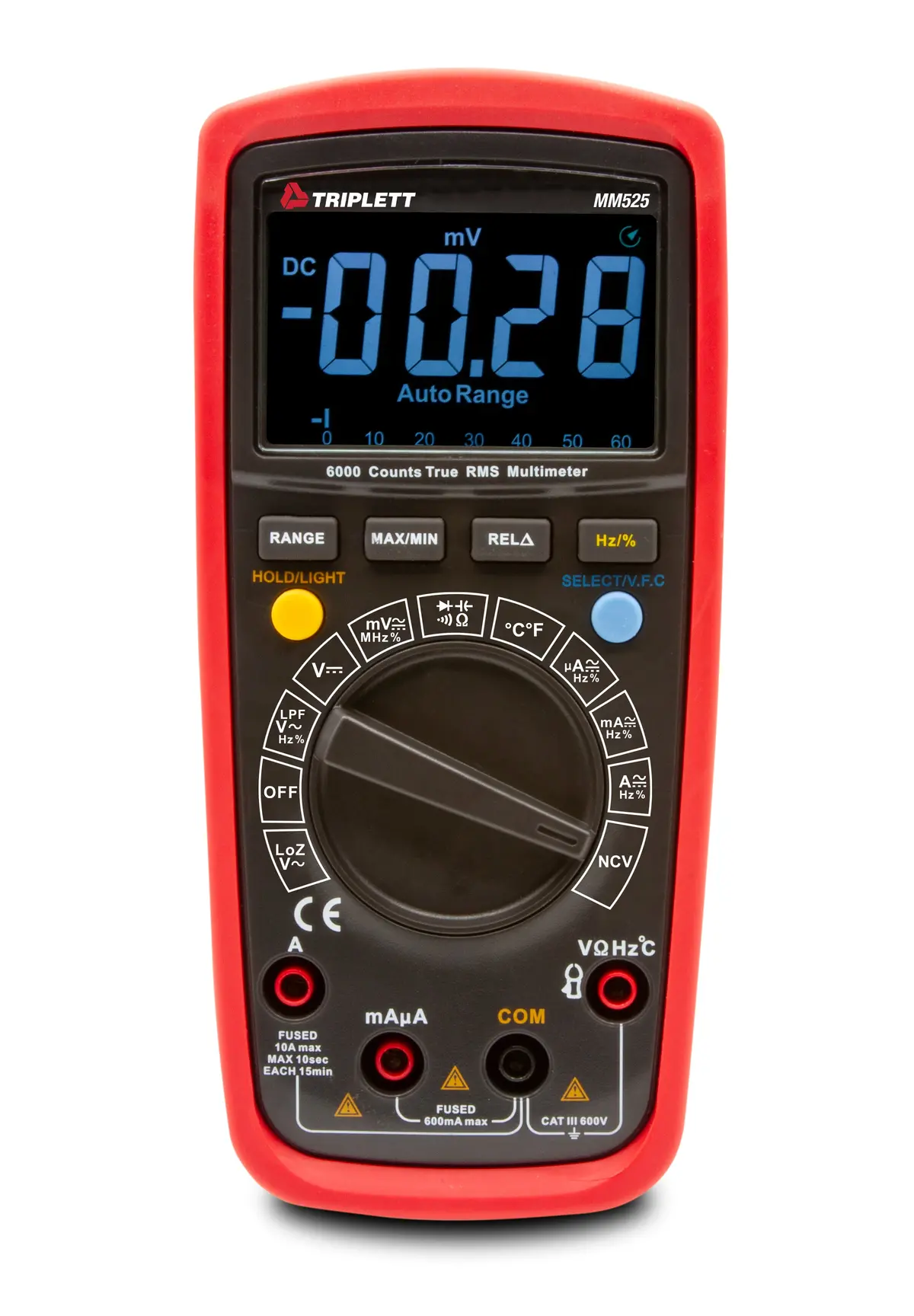True Rms Multimeter With Lpf And Loz, Ebtn Display, Bargraph- (Mm525) 1