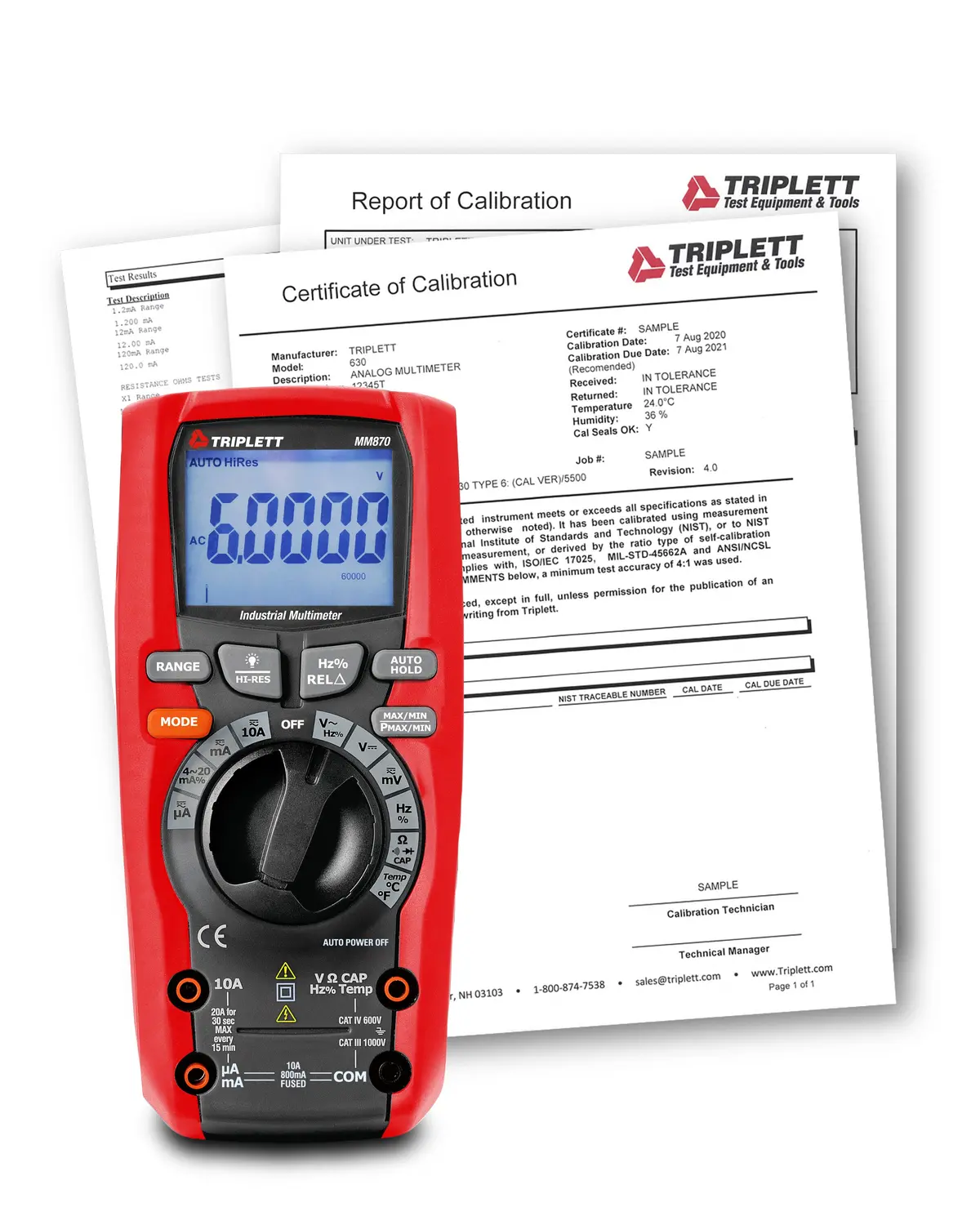 Industrial-Grade Digital Multimeter (Mm870) 2