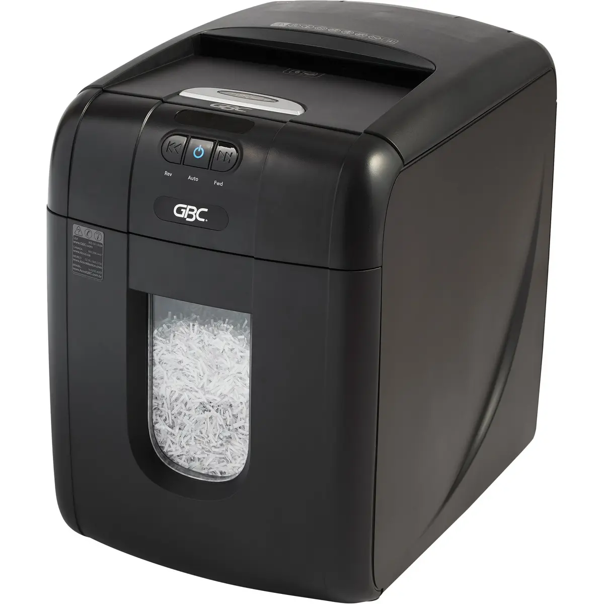 Gbc Stack-And-Shred 130X Auto Feed Super Cross-Cut 130 Sheets 1-2 Users Shredder 1