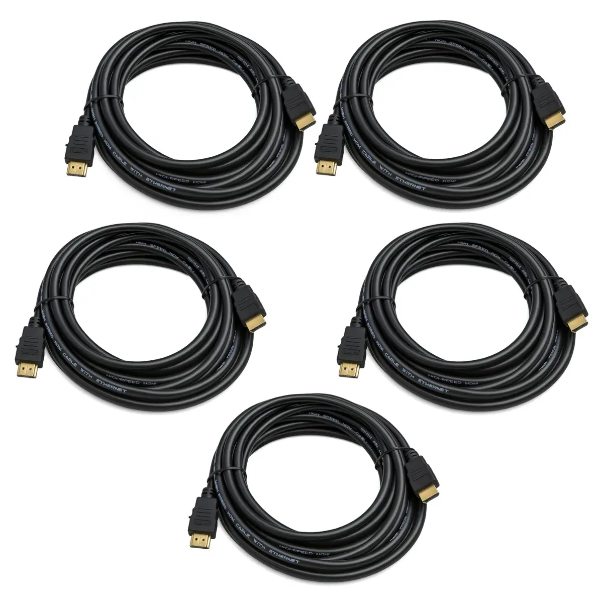 Male Hdmi To Hdmi 3 Feet Av Cable With Ethernet For Hdtv Dvd Pc 1080P 1080I 4K 3